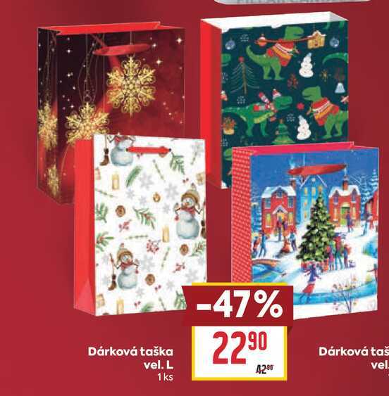 Dárková taška vel. L 1 ks