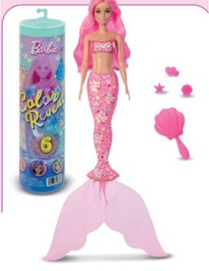 Barbie color reveal Barbie mořská panna s drahokamy