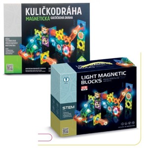 Magnetická kuličkodráha se světlem - střední