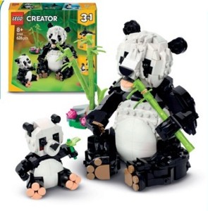 LEGO Creator 3v1 31165 Divoká zvířata: Pandí rodinka