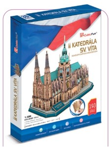 Puzzle 3D Katedrála Sv. Víta