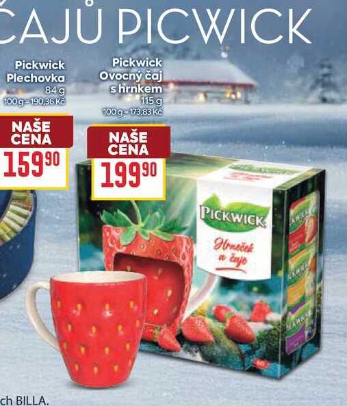 Pickwick Ovocný čaj s hrnkem 115 g