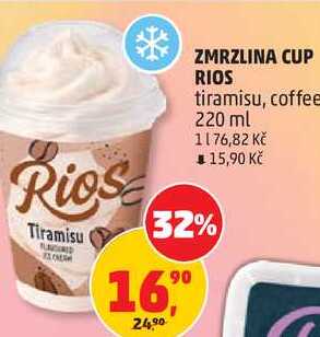 ZMRZLINA CUP RIOS tiramisu, coffee, 220 ml