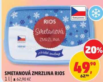 SMETANOVÁ ZMRZLINA RIOS, 1 l