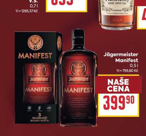 Jägermeister Manifest 0,5l 