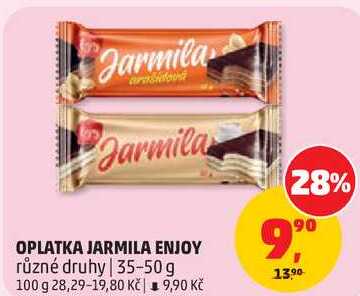 OPLATKA JARMILA ENJOY různé druhy, 35-50 g 