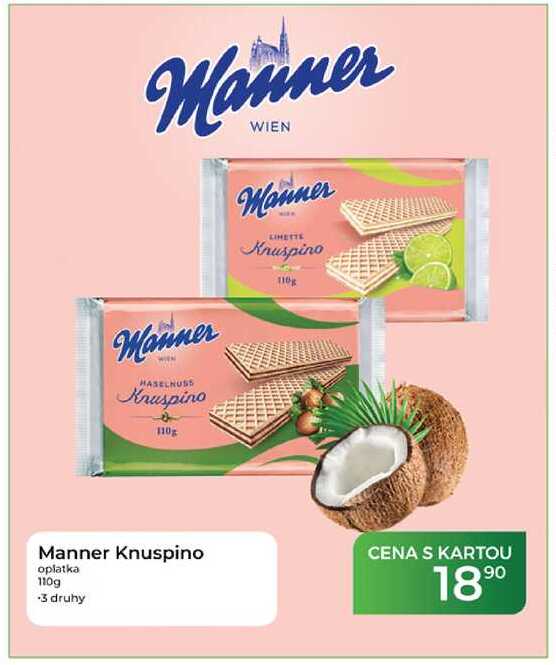 Manner Knuspino oplatka 110g