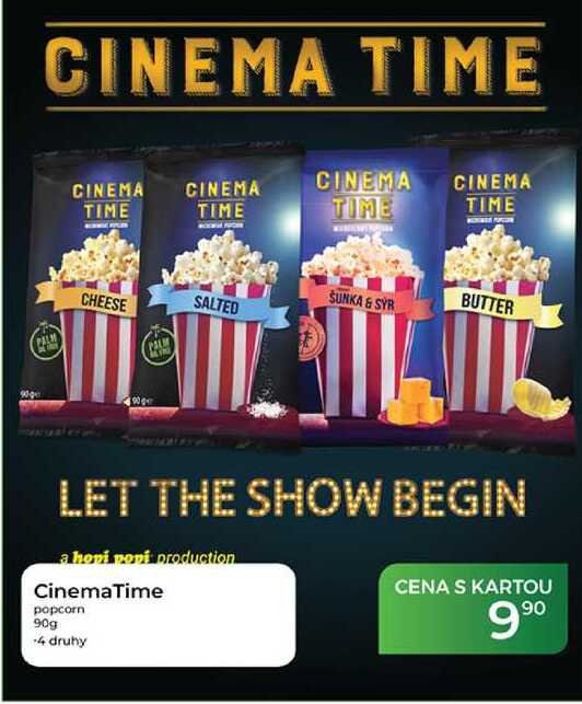 CinemaTime popcorn 90g