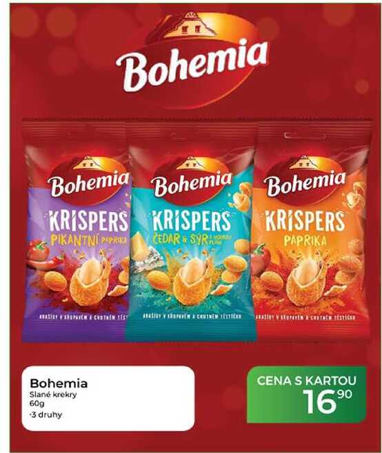 Bohemia Slané krekry 60g