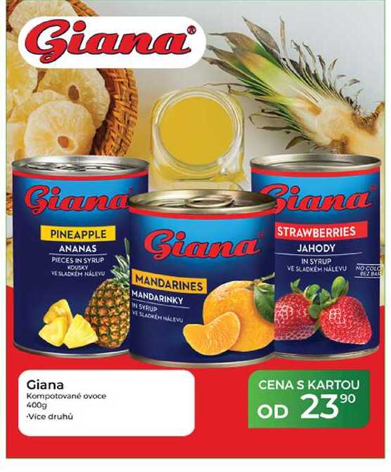 Giana Kompotované ovoce 400g