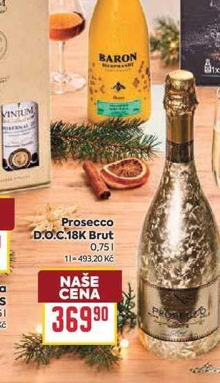 Prosecco D.O.C.18K Brut 0,75l