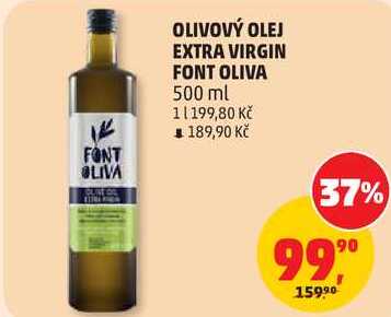 OLIVOVÝ OLEJ EXTRA VIRGIN FONT OLIVA, 500 ml 