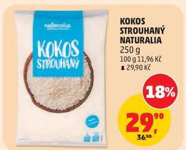 KOKOS STROUHANÝ NATURALIA, 250 g