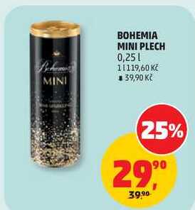 BOHEMIA MINI PLECH, 0,25 l