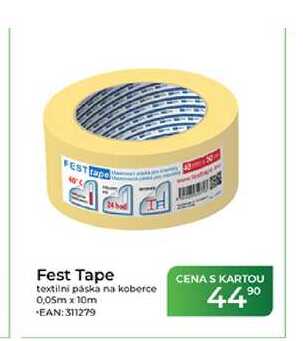 Fest Tape textilní páska na koberce 0,05m x 10m