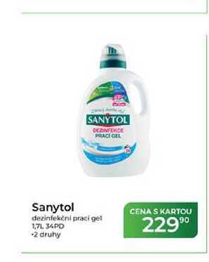 Sanytol  dezinfekční prací gel 1,7L 34PD 
