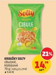 KROUŽKY SOLTY cibulové, 70 g