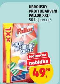 UBROUSKY PROTI OBARVENÍ PALLOR XXL, 50 ks 