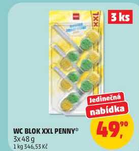 WC BLOK XXL PENNY, 3x 48 g 
