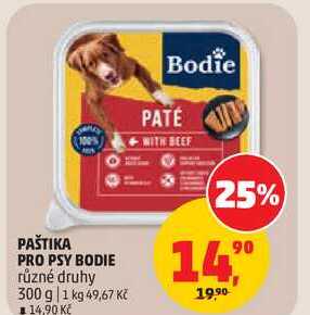 PAŠTIKA PRO PSY BODIE různé druhy, 300 g 