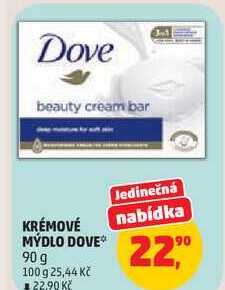 KRÉMOVÉ MÝDLO DOVE, 90 g 