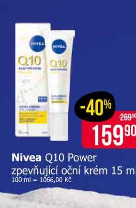 Nivea Q10 Power zpevňující oční krém 15 ml