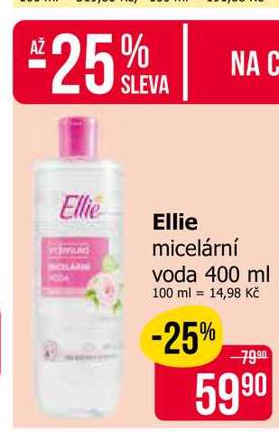 Ellie micelární voda 400 ml 