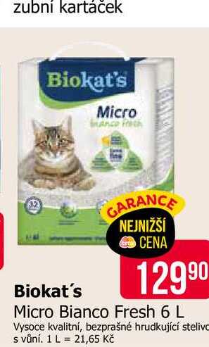 Micro Bianco Fresh 6 L