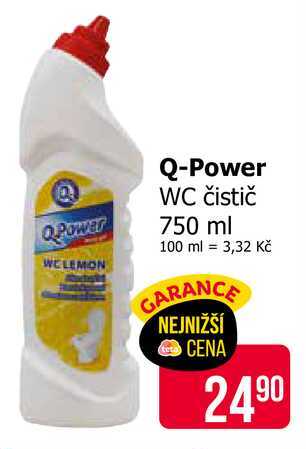 Q-Power WC čistič 750 ml
