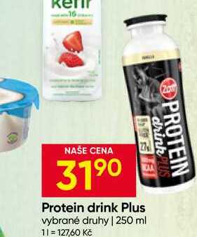 ZOTT Protein drink Plus vybrané druhy 250 ml