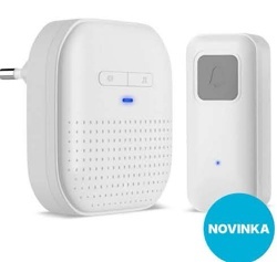 Zvonek bezdrátový Connect IT do zásuvky (CDBIOIOWH) bílý