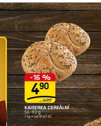 KAISERKA CEREÁLNÍ 50-60 g