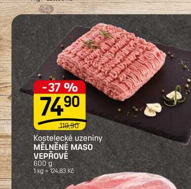 MĚLNĚNÉ MASO VEPŘOVÉ 600 g