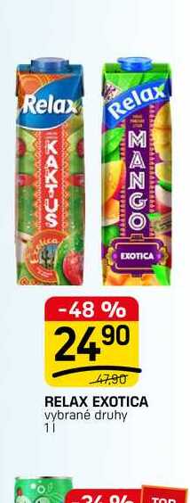 RELAX EXOTICA vybrané druhy 11