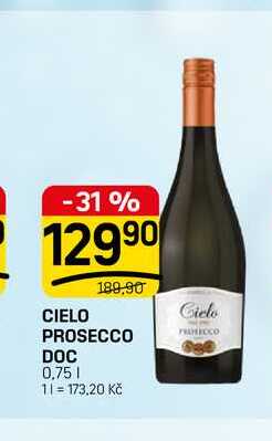 CIELO PROSECCO DOC 0,751