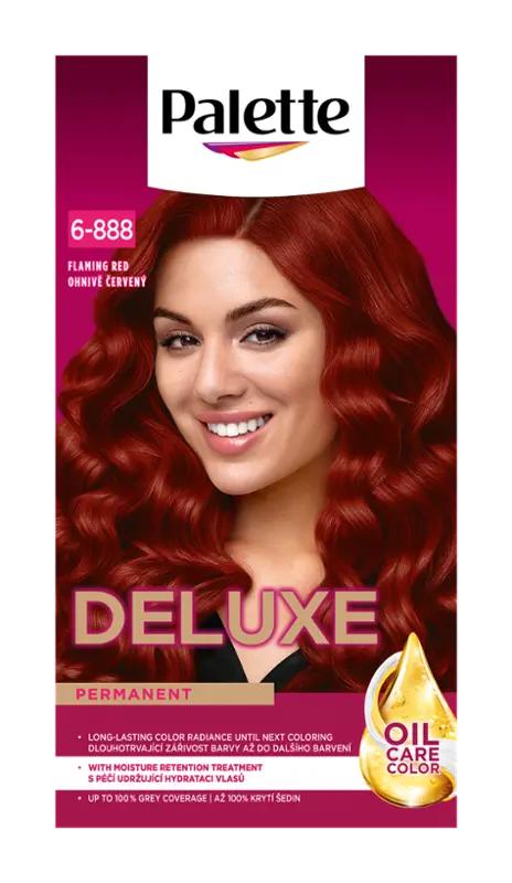 Palette Barva na vlasy Deluxe 6-888 ohnivě červená, 1 ks
