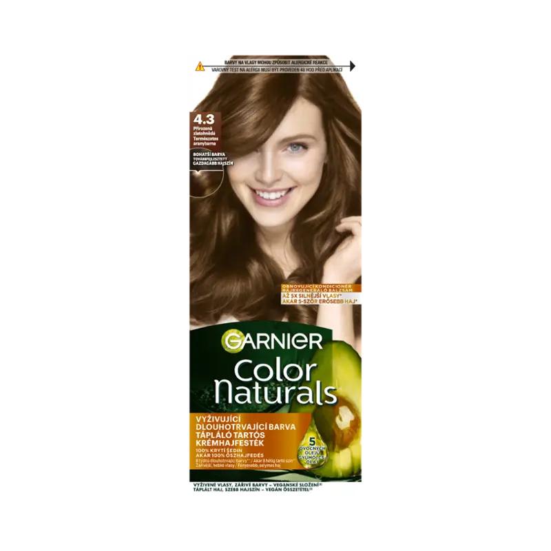 Garnier Barva na vlasy Color Naturals 4.3 přirozená zlatohnědá, 1 ks