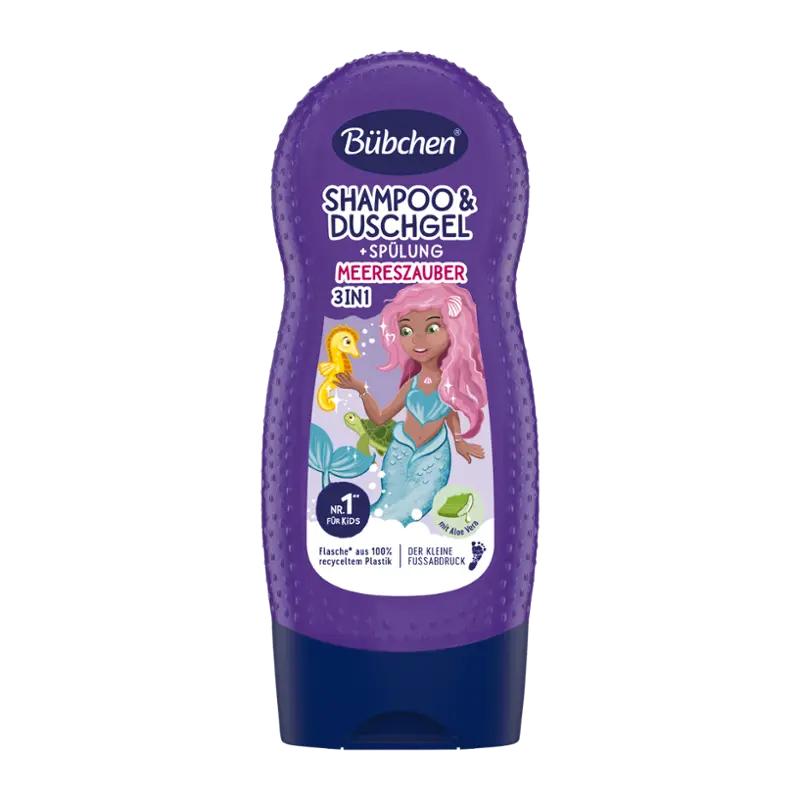 Bübchen Šampon & sprchový gel & kondicionér 3v1, 230 ml