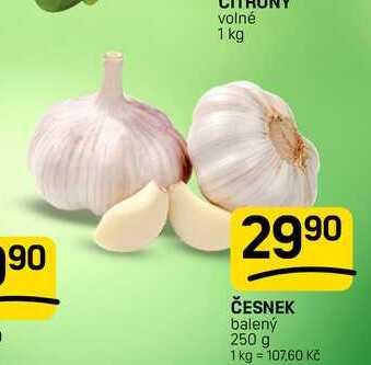 ČESNEK balený 250 g 