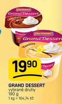 GRAND DESSERT vybrané druhy 190 g