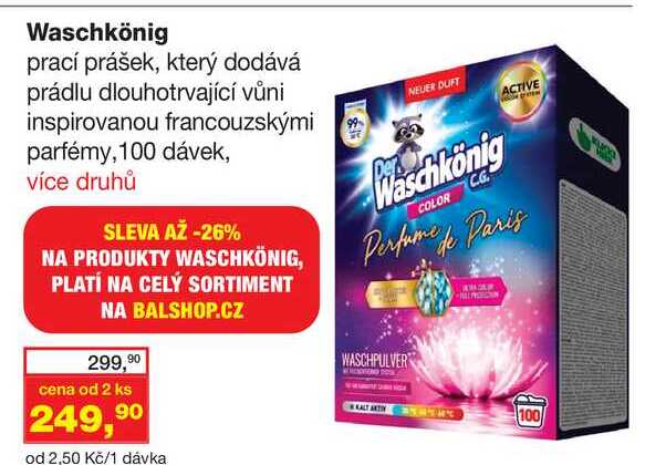 Waschkönig 100 dávek