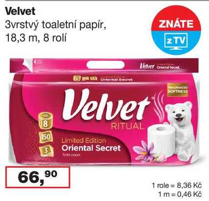 Velvet 8 rolí