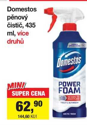 Domestos pěnový čistič, 435 ml 