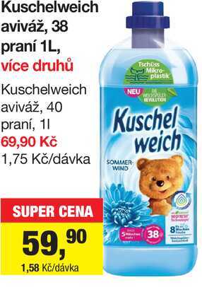 Kuschelweich aviváž, 38 praní 1 l