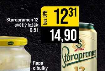 Staropramen 12 světlý ležák 0,5l