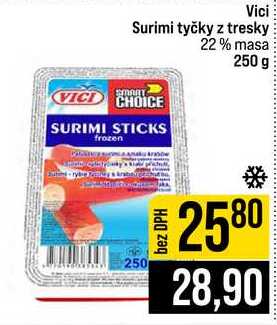 Vici Surimi tyčky z tresky 22% masa 250 g