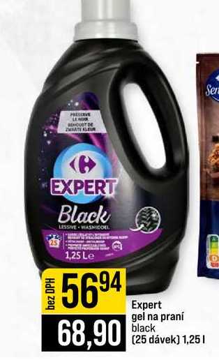 Expert gel na praní black (25 dávek) 1,25l