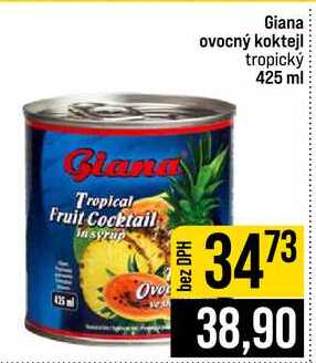 Giana ovocný koktejl tropický 425 ml 