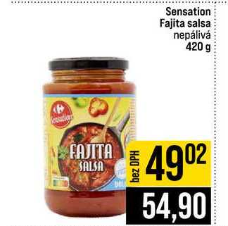Sensation Fajita salsa nepálivá 420 g