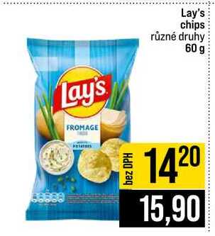 Lay's chips různé druhy 60 g 